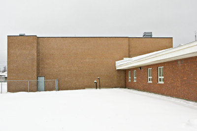 James Bay Education Centre: Northern College (left) and Bishop Belleau Separate School (right)