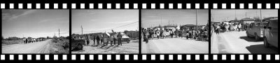 1990 march held in Moosonee to show support for Kanesatake - four shot sequence