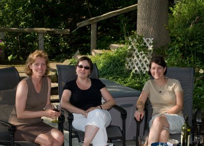 Marilyn, Anne Marie and Pauline, August 17th, 2008