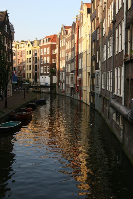 Canal,  Amsterdam, Holland