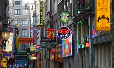 Red light district,  Amsterdam, Holland