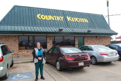 Us Eating at Country Kitchen, 02-14-2010