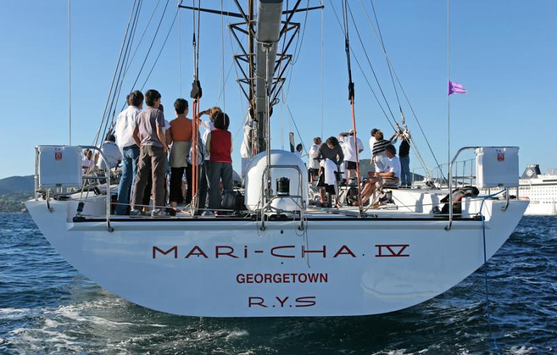 Voiles de Saint-Tropez 2005 -  A day aboard Mari Cha IV