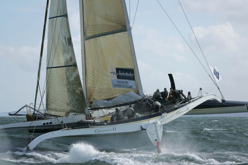 Gitana 11 le trimaran ORMA vainqueur de la Route du Rhum 2006