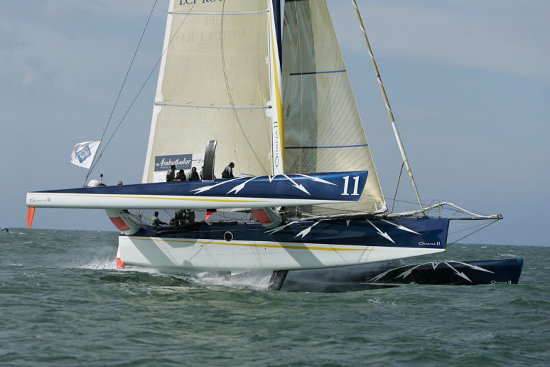 Gitana 11 le trimaran ORMA vainqueur de la Route du Rhum 2006