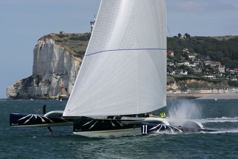 Gitana 11 le trimaran ORMA vainqueur de la Route du Rhum 2006