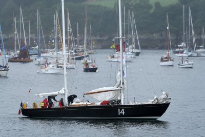 Pen Duick II lors du rassemblement de vieux grements Douarnenez 2008