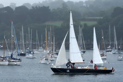 Pen Duick II lors du rassemblement de vieux grements Douarnenez 2008