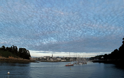 Douarnenez 2008 panorama de coucher de soleil