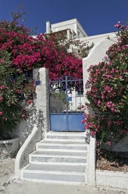 In the village of Phira (or Fira)