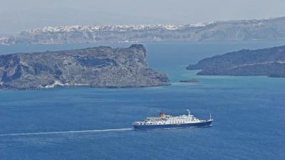 Santorini - the south part of the island