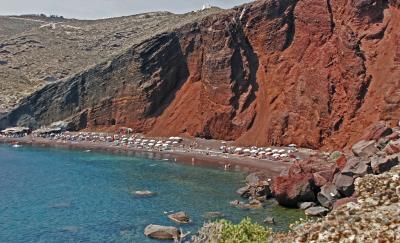 Santorini - the south part of the island