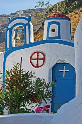 Santorini - On the island of Thirasia