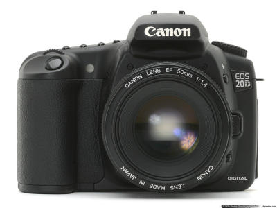 Canon EOS 20D front view