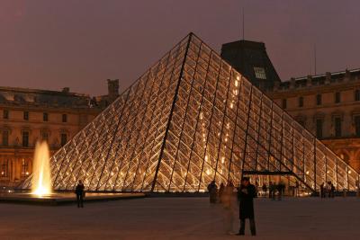 Le Louvre et ses pyramides