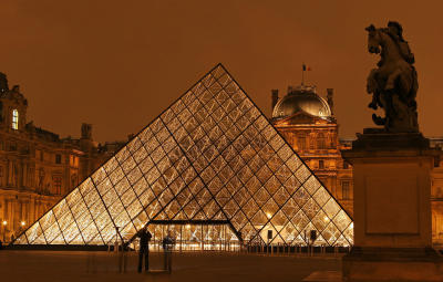 Le Louvre et ses pyramides