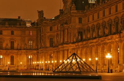 Le Louvre et ses pyramides