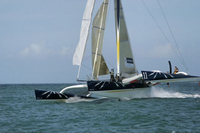 Gitana 11 le trimaran ORMA vainqueur de la Route du Rhum 2006