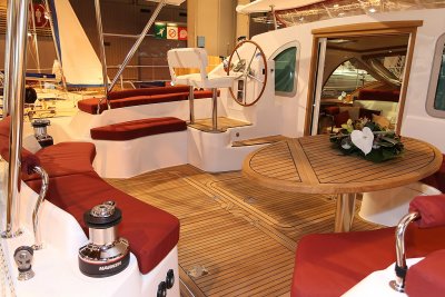 A bord du Privilège 495 du chantier Alliaura Marine