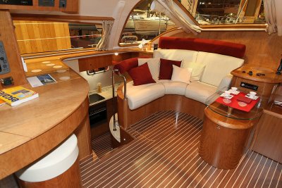 A bord du Privilège 495 du chantier Alliaura Marine