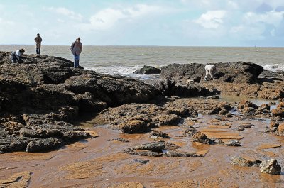 Balade le long de la cte rocheuse prs de Sainte-Marie