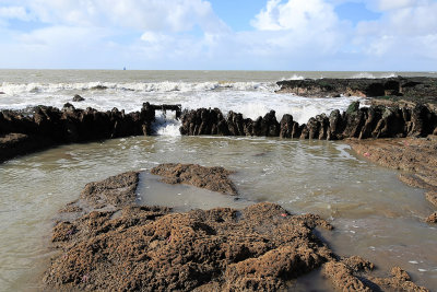 Balade le long de la cte rocheuse prs de Sainte-Marie