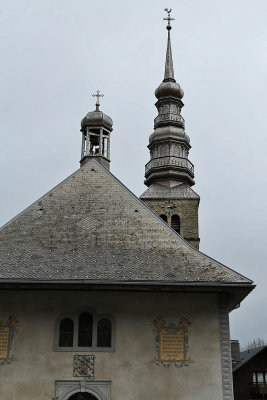 L'glise baroque de Combloux, l'un des plus beaux clochers des Alpes