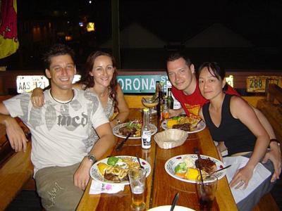 Meeting Sabine (after approx. 17 years) and her husband Josh in Byron Bay