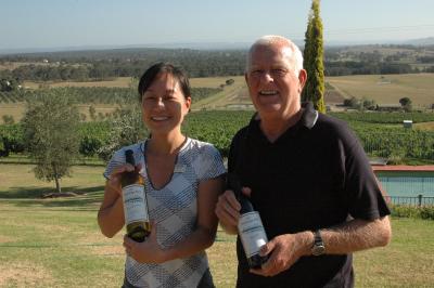 With John, the owner of the Lodge