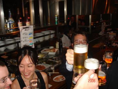Jan, Nami, Beer and Francois
