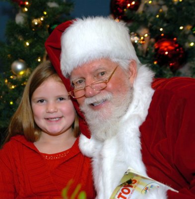 See you later, Santa!!  The milk and cookies will be waiting for you!