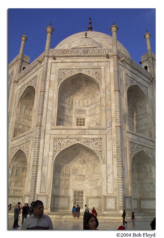 Detail of the Side of the Mausoleum