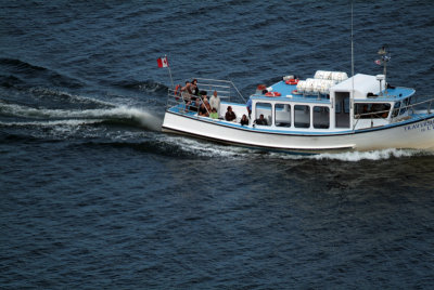 A tourist's boat