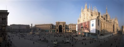 Duomo square - Panorama