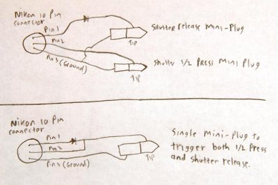 Nikon shutter release wiring diagram