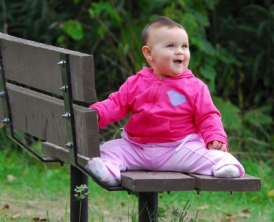 Sweet Maria on a Bench