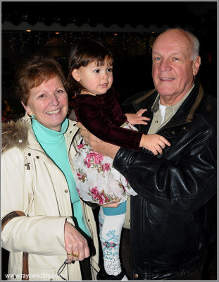 Aunt Jean and Uncle Geoff at Maria's Birthday