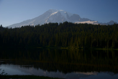 Reflexion Lake Mont, Rainier National Park - Volcano