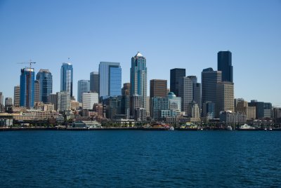 View of Seattle from the ferry