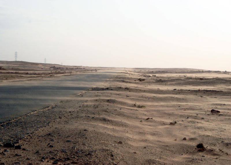 Early morning sandstorm