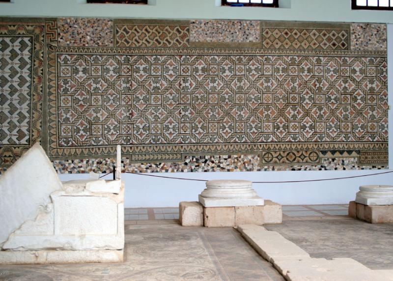 Byzantine mosaic from Justinians Basilica
