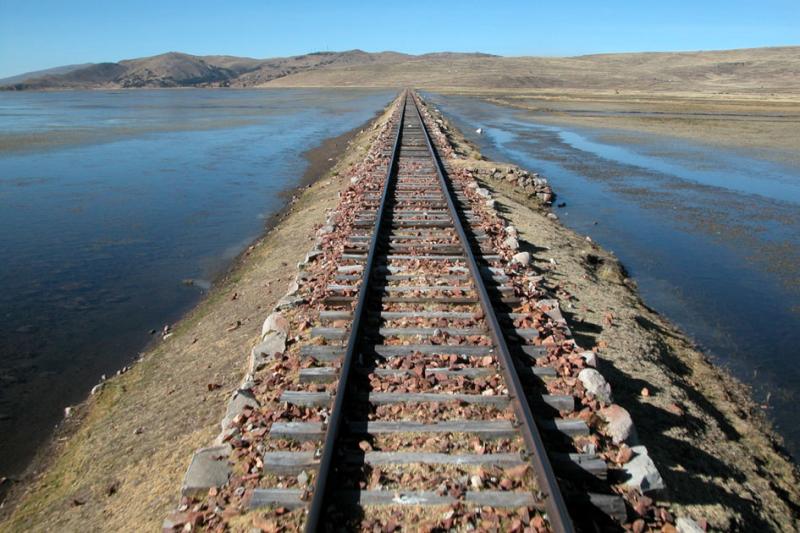 Crossing part of Titicaca