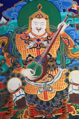 Paro Dzong wall painting