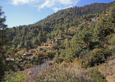 Village houses at Hongtsho