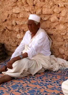 Berber custodian at Qasr Al-Haj