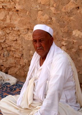 Berber custodian at Qasr Al-Haj