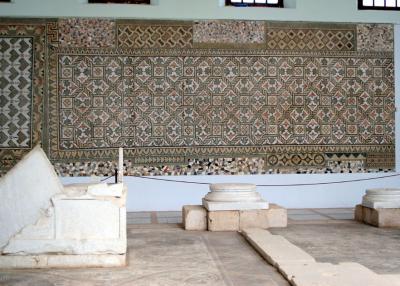 Byzantine mosaic from Justinian's Basilica