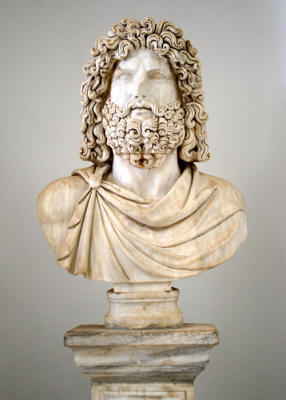 Roman bust, Museum