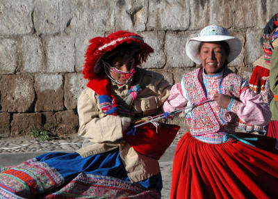 Dancing at Yanque village