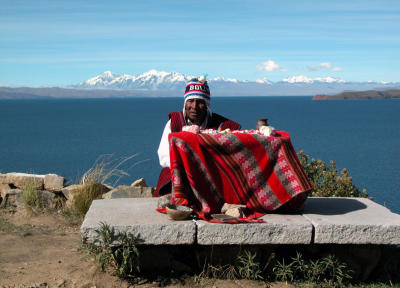 Traditional rites, Sun Island, Bolivia